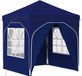 vidaXL Pop-up Feesttent 192 x 192 x 245 cm Blauw