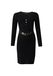 GUESS Robe en maille 'YUKI' noir