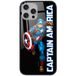 ERT GROUP mobiel telefoonhoesje voor Apple iPhone XS Max Marvel Captain America 030 gehard glas