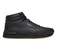 PUMA ST RUNNER V4 MID SCHOENEN Zwart Leer Synthetisch Rubber Maat 46