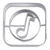 Staedter App Music Embossing Cookie Cutter