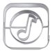 Staedter App Music Embossing Cookie Cutter