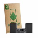 ScreenLeaf Bedifol GmbH 2 Stuks Screenprotector voor Kenwood M-9000S-B - Hoogwaardige Beschermfolie transparant