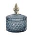 Lene Bjerre Miya Blue Glass Round Vase 8.5 cm