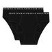 Dim Menstruatie Meisje Overvloedige Flow X2 Slipje Meisjes (Set van 2), Zwart, 16 Jaren