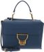 Coccinelle Leren schoudertas avondtas Arlettis Handbag Grainy Leather Deep Blue blauw