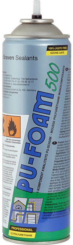 Zwaluw / Den Braven Zwaluw PU foam purschuim - 500 ml.