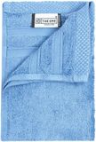 The One Towelling Bamboe Gastendoek - 30 x 50 cm - Kleine handdoek - Bamboe/Katoen - Hypoallergeen - Aqua Azure