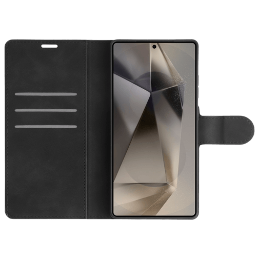 Just in Case PU Leather Book Case Black Samsung Galaxy S25 Ultra