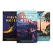 Field Notes Brand Field Notes: National Parks Series (Serie F - Gletsjer, Hawai'I vulkanen, Everglades) - Grafiekpapier Memo Boek 3-Pack - 3,5 x 5,5 Inch