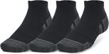 Under Armour UA Performance Tech 3pk Low Unisex Sportsokken - Zwart - Grijs