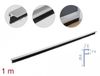 Delock 66650 19 inch Afdekking met borstels voor patchkast Aluminium, Zwart