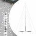 vidaXL LED-kerstboom 615 LEDs koud wit 404,5 cm