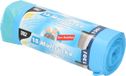Papstar 15x stuks afvalzakken/vuilniszakken - 120 liter - blauw - containerzakken