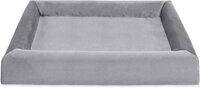 Bia Royal Fluweel Hoes Hondenmand Grijs - 100x80 cm