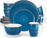 Vancasso set de table en faïence, 16 pièces, pour 4 personnes, bleu