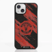 Manchester United Coque de Téléphone 3D Officielle – Design Abstrait Rouge et Noir