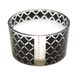 Om middernacht Vanilla Scented Candle in Glass, Paraffin, Black, 10.7 x 10.7 x 6.2 cm