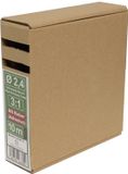 Quadrios 23CA173 Krimpkous met lijm Zwart 2.4 mm Krimpverhouding:3:1 10 m