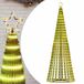 vidaXL LED-kerstboom 247 cm warm wit