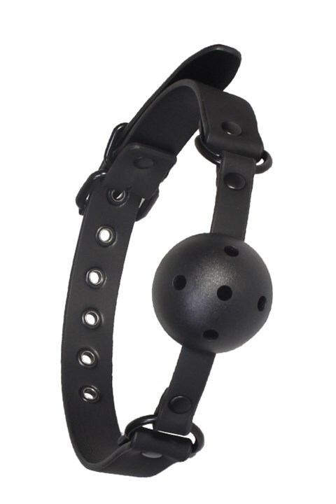 DreamToys Blaze ball gag Zwart