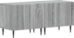vidaXL Meuble TV Gris Sonoma Bois traité