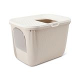 Savic Kattenbak Ease-in Wit / Mokka 58x39x39 cm