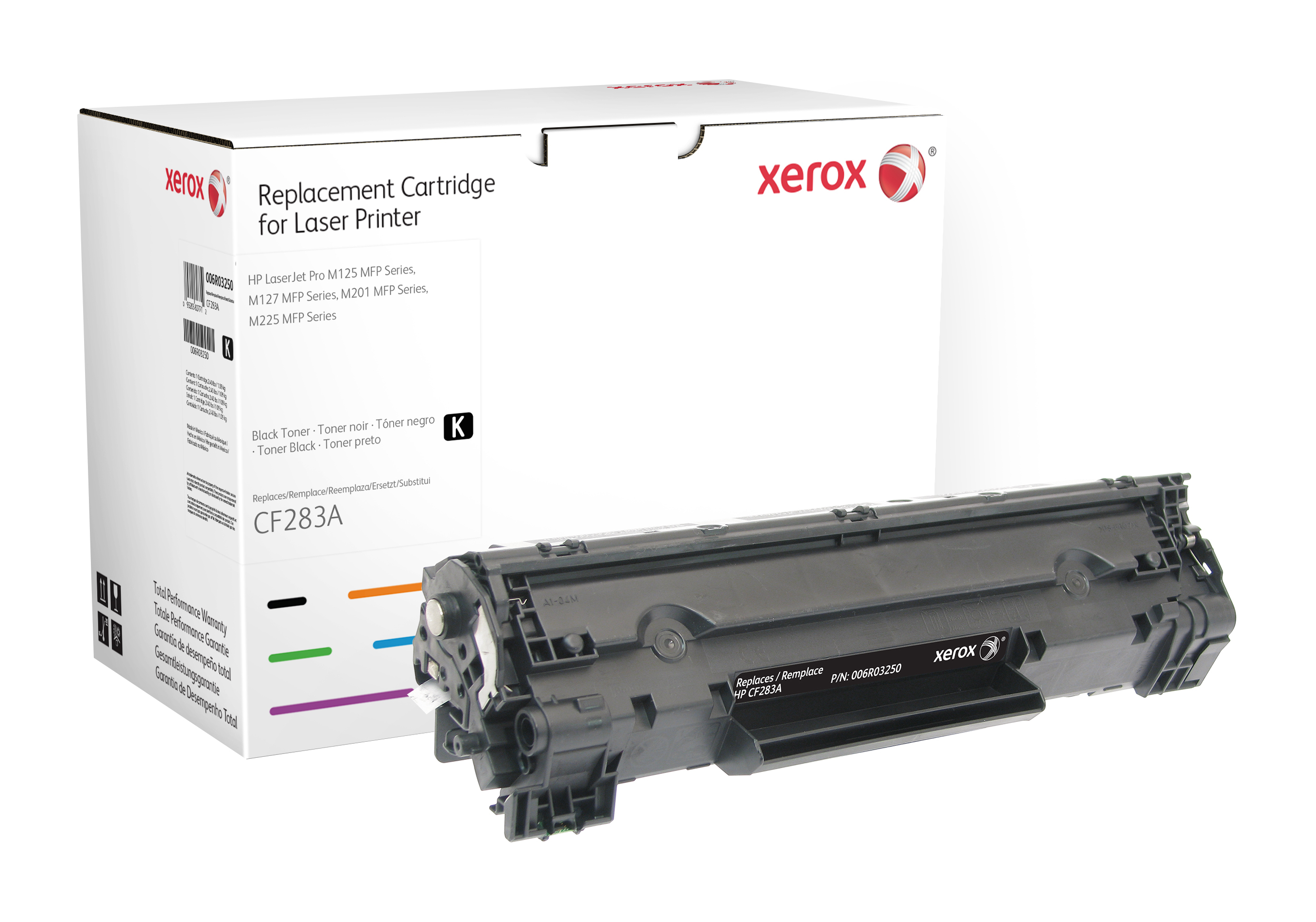 Xerox Zwarte toner cartridge. Gelijk aan HP CF283A. Compatibel met HP LaserJet M125/M125NW, LaserJet M127, LaserJet M201, LaserJet M225