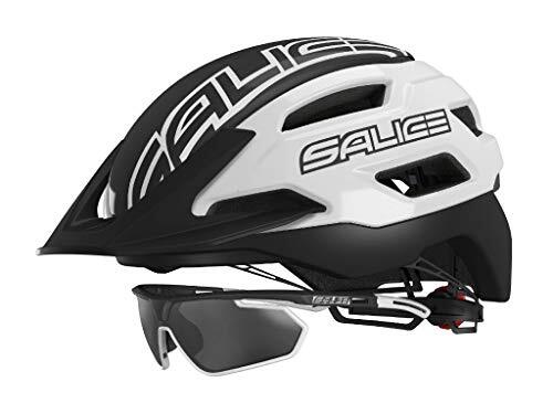 Salice Helm Bike XS TG. 51-56 unisex volwassenen wit-zwart