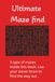 Ultimate Maze Find: Maze Activity Book for All Ages for Anxiety Relief and Relaxation