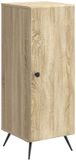 vidaXL Dressoir Sonoma Eiken 33 x 34,5 x 90 cm Bewerkt hout