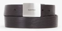 VALENTINO Leren Riem Impulse Men's Belt W115 Nero Zwart