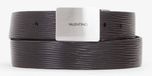 VALENTINO Leren Riem Impulse Men's Belt W115 Nero Zwart