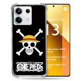 Cokitec Xiaomi Redmi Note 13 5G Manga One Piece Doodshoofd Versterkte hoes