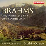 PIAS Nederland Chandos Records Michael Collins, Brodsky Quartet - Brahms: String Quartet/Clarinet Quintet (CD)
