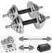 Rebel Electro Halterset chromé réglable 20kg avec poids et barre