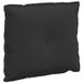vidaXL Coussin de dossier Noir 60 x 50 cm Microfibre Tissu