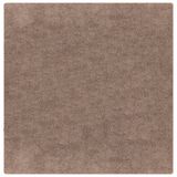 vidaXL Antislip Shaggy Tapijt Bruin 120 x 120 cm PP