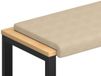 vidaXL Coussin de canapé microfibre crème profondeur 35 cm
