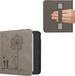 kwmobile ereader hoesje van kunstleer - geschikt voor Kobo Libra Colour - Met magneetsluiting - In grijs Paardenbloemen Liefde design