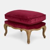 LOBERON Zitkruk Corlay bordeaux/bruin 50x70x50 cm
