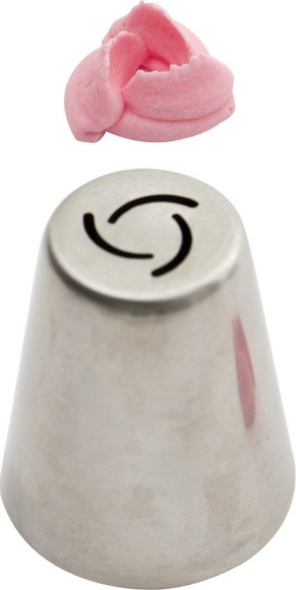 Decora Flower Nozzle No.26 - Little Rose - Metal - 1 Piece