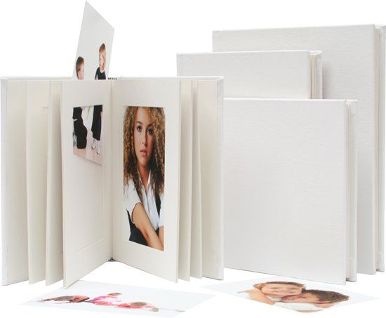 Deknudt passepartoutalbum wit 15x20 kunstleder A66DA1 10PH
