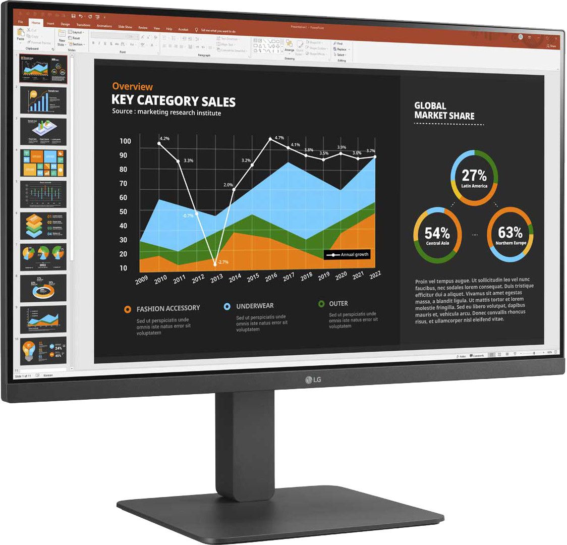 LG 27" Full HD LED Monitor - 27BR650B-C | Business Display
