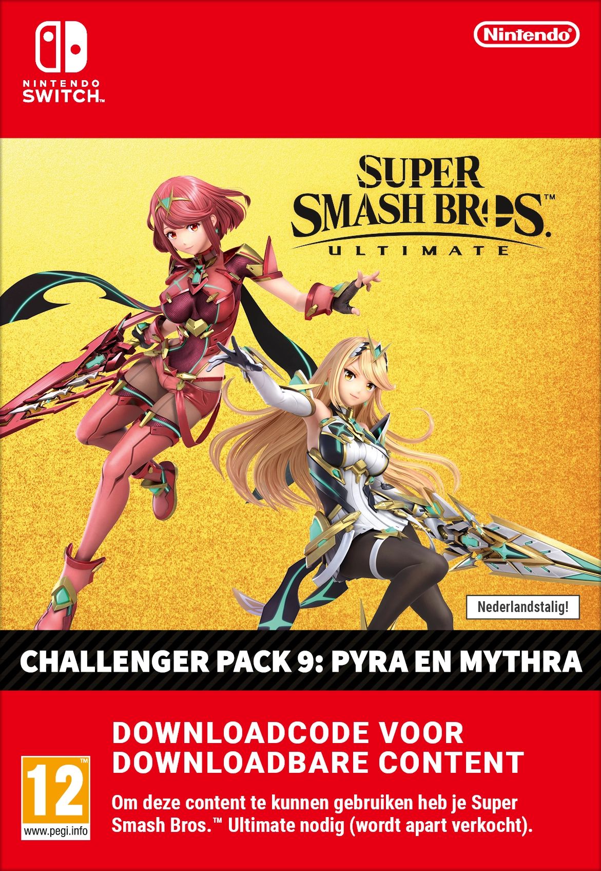 Nintendo Super Smash Bros. Ultimate: Pyra & Mythra Challenger Pack DLC - Nintendo Switch