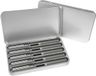 Allecto plus - Boîtes métalliques avec couvercle, boîte de rangement pour bonbons, bijoux, pilules 18x11x1,5 cm