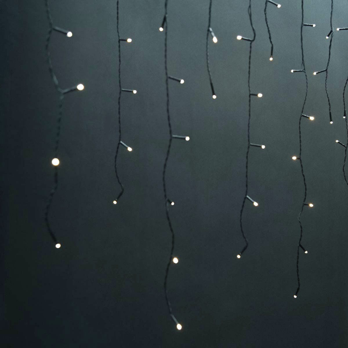Nedis Decoratieve IJspegel Verlichting | 180 LED's | Koel Wit | 5.90 m | 7 Effecten