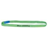 Petex 47202013 Ronde haak WLL 2.000 kg, lengte 1 m, omvang 2 m, groen
