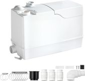VEVOR Pompstation 800 W 12000 L/U Afvalwaterpompstation met Een Opvoerhoogte van 10 m, Afvalwaterpomp met 3 Inlaten voor Afvalwaterafvoer in Kelder, Keuken, Gootsteen, Douche, Bad en Wasruimte