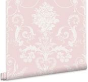 Laura Ashley Josette Behang - Bloemen - 10mx52cm - Roze